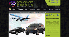 Desktop Screenshot of groundlinkslimo.com