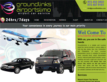 Tablet Screenshot of groundlinkslimo.com